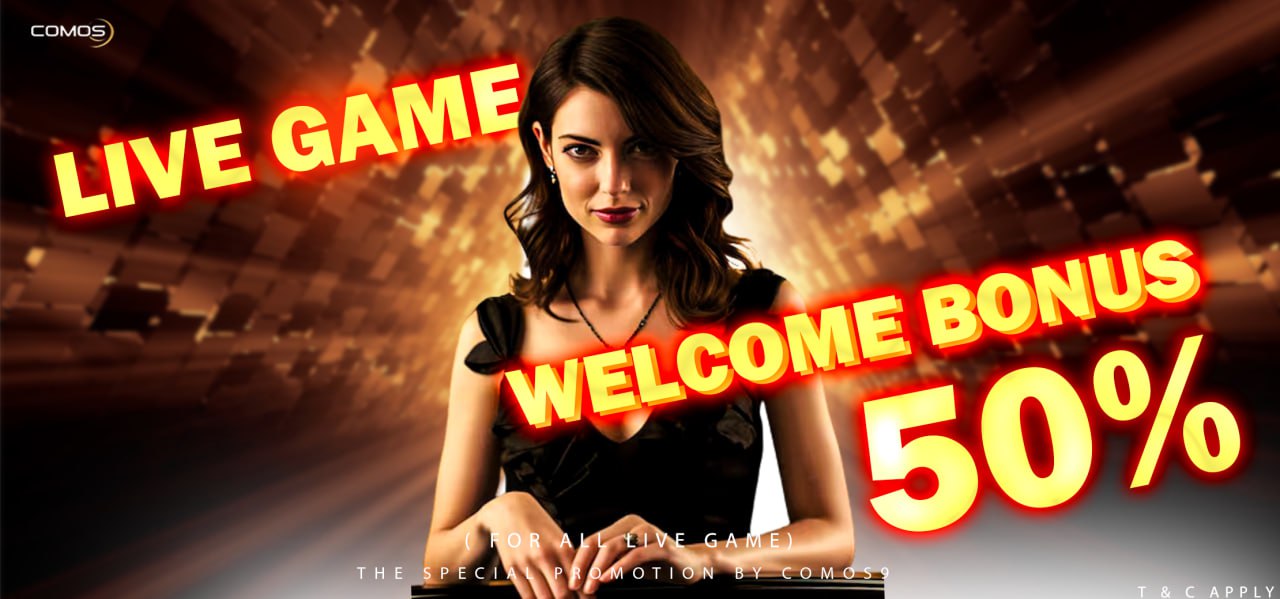 Welcome Bonus Live Game 50% ( 2024 )